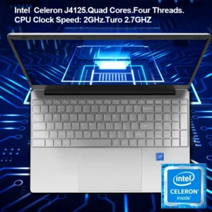 Cheapest 15.6 Inch Laptop Intel Celeron J4125 12GB DDR4 1TB SSD Windows 10 Pro Laptop For Students Office Notebook WiFi