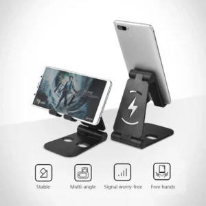 Mobile Phone Holder Seat Desktop IPAD Tablet Charging Base Double Adjustable Shelf Home Storage Holders Mobile Phone Accessories