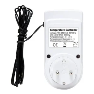 EU/US/FR Timer Socket Thermostat Digital Temperature Controller Socket Outlet With Timer Switch Sensor Probe Heating Cooling