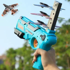 Children’s Toys Airplane Launcher Children’s Fun Foam Airplane Outdoor Parent-child Interaction Toy Boy Sports Flying Toy Gift