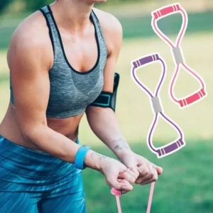 Yoga Resistance Bands Elastic Band Sports Exercise Puller 8-shaped Chest Expander For Body Building Home Gym Fitness Equipm Y9o2