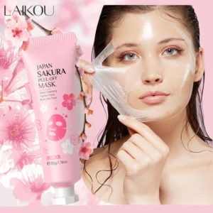 Sakura Peeling Face Mask Deep Cleansing  Firming Brightening Blackhead Removed Tear Off Mask Facial Skin Care 50g