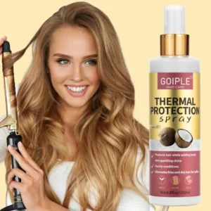 GOIPLE Heat Protection Spray UV Protector Serum Protect From Thermal Damage Frizz Care Treatment Hair Shiny Leave-In Conditioner