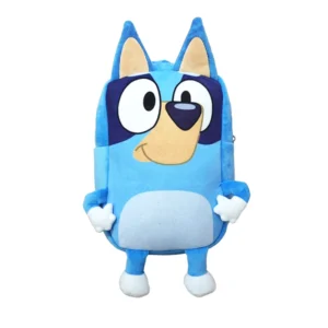 Bingo y Bluey Plush Backpack Family Cosplay Kindergarten Cartoon School Bag Bluebin Dog Backpack Kawaii Blue Backpack Child Gift