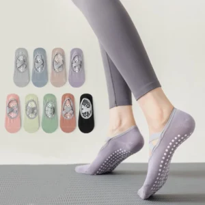 Yoga Socks Non-slip Silicone Breathable Thin Solid Color Boat Sox Summer Fitness Sports Women Socks Pilates Dance Sports Sox