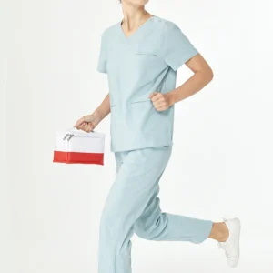 Micro Stretch Medical Scrubs Women Nursing Uniforms Moisture-wicking Veterinary Healthcare Clothing Pediatric Nurse Uniforms 606