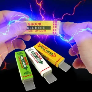 Electric Chewing Gum Tricky Electric Chewing Gum Prank Toys Funny Safety Pull Head Chewing Gum Electric Shock Toys Wholesale