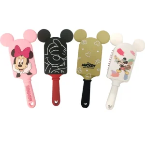 Disney Air Cushion Massage Combs Stitch Mickey Minnie Cartoon Anime Figures Hair Brush Hairdressing Tool Haircare Kids Toys Gift