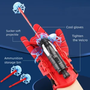 Anime Figure Wrist Launcher ML Legends Spiderman Shooters Toys Spider Man Cosplay Accessories Props Gloves Gift kids Toy