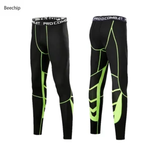 Sports Fitness Trousers Men’s Milk Silk Stretch Skinny Ultra-Thin Quick-Dry Running Basketball Training Leggings