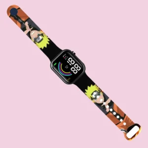 New Dragon Ball Goku Luffy Naruto children’s watch anime print LED digital sport electronic watch for boys girls birthday gifts