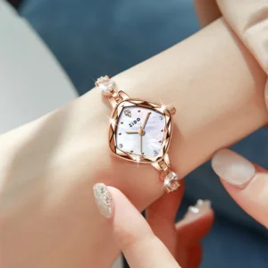 High appearance level fashion simple light luxury crystal diamond sports waterproof diamond watch for women