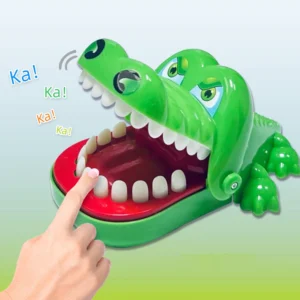 Crocodile Teeth Toys Children’s Crocodile Bites Fingers Reaction Training Novelty Children’s Lucky Game Trick Decompression Toy